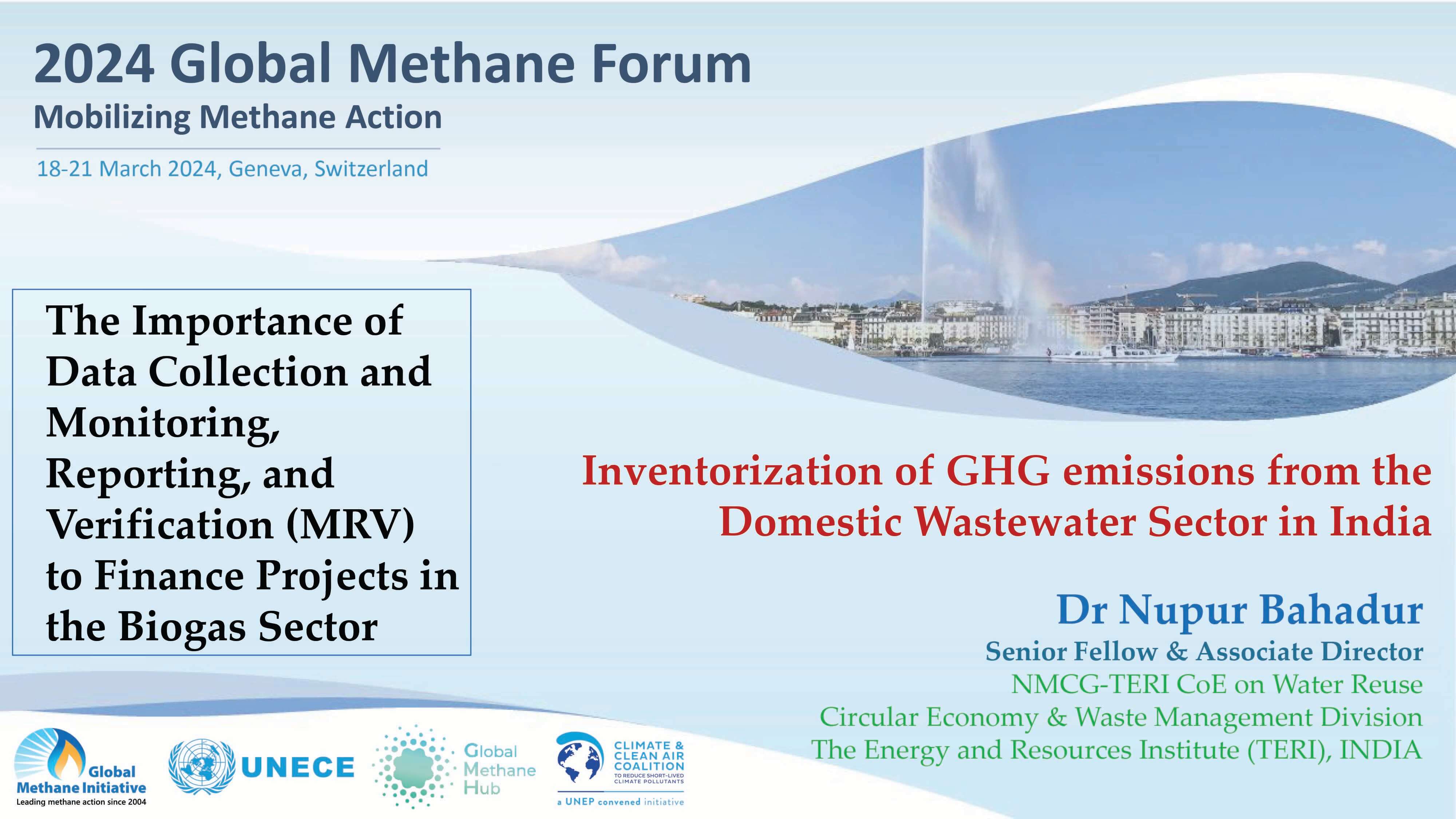 Inventorization of GHG emissions from the Domestic Wastewater Sector in India